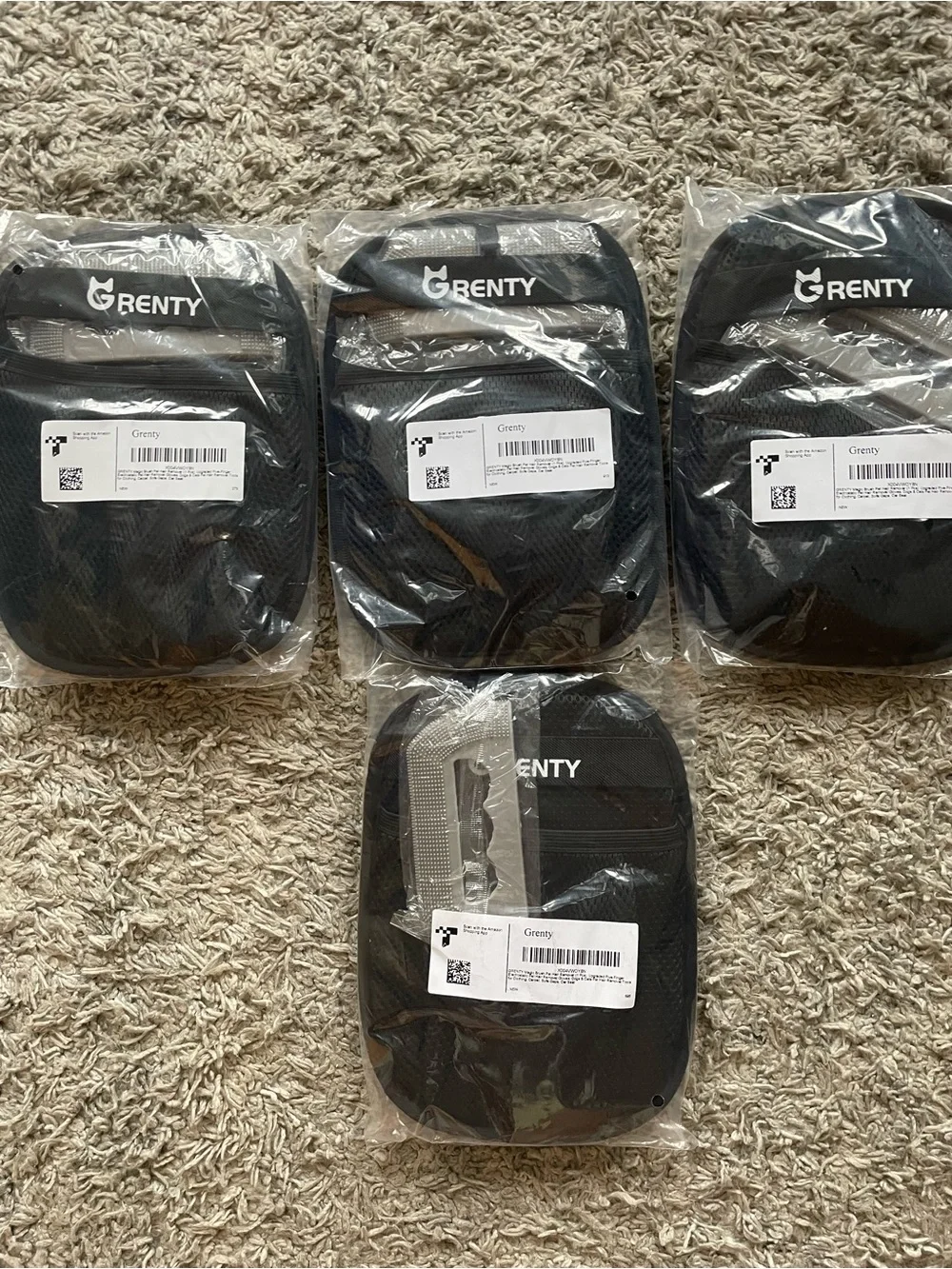 4x Grenty magic brush pet hair remover